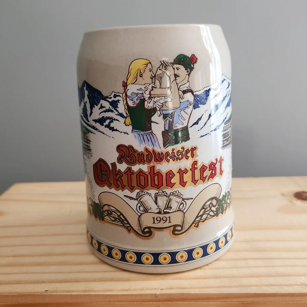 Budweiser Oktoberfest 1991 Stein